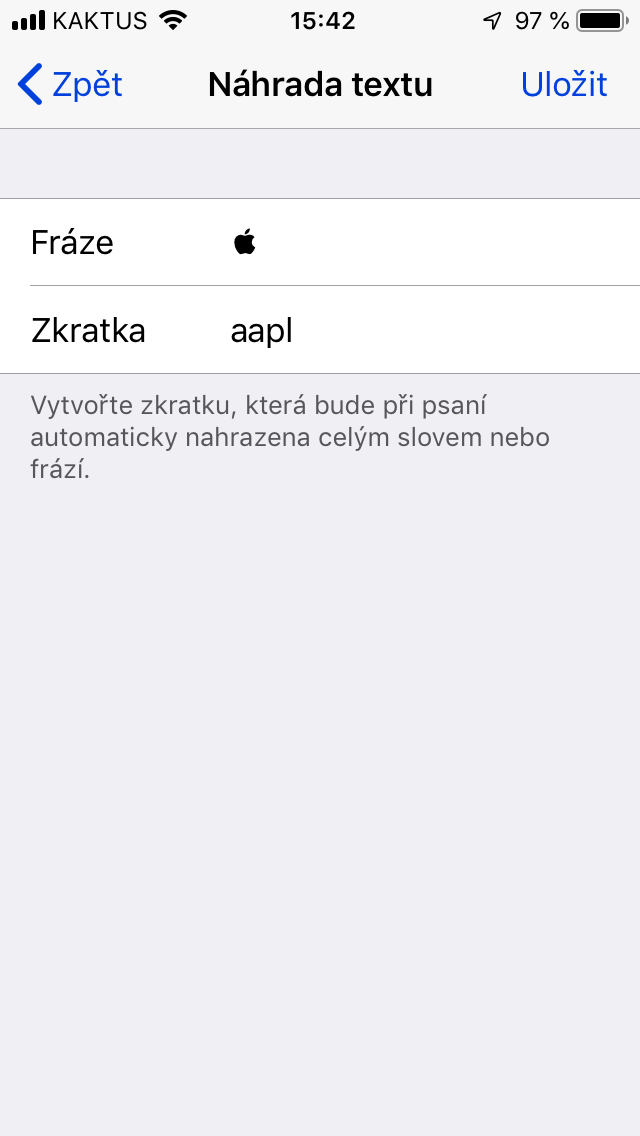 iOS_náhrada textu