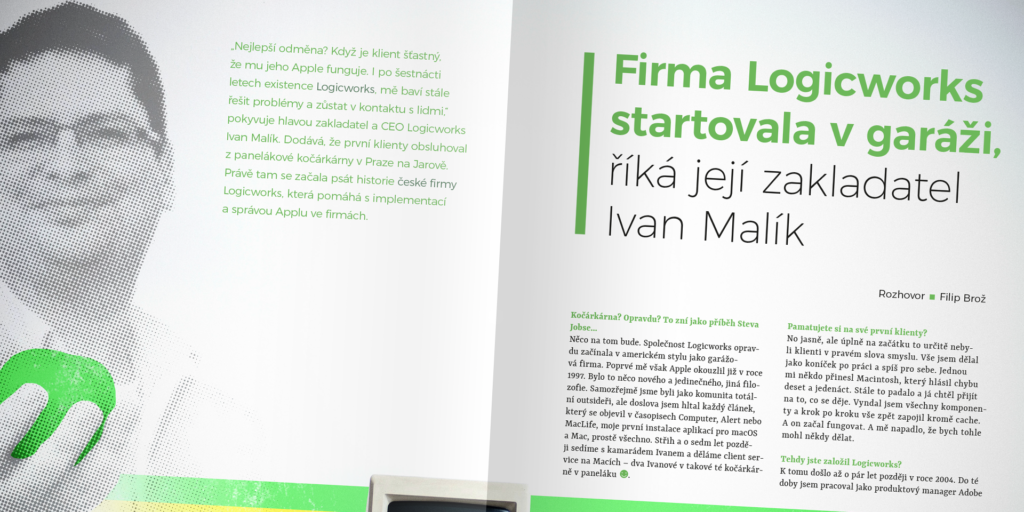 Firma Logicworks startovala v garáži, říká její zakladatel Ivan Malík