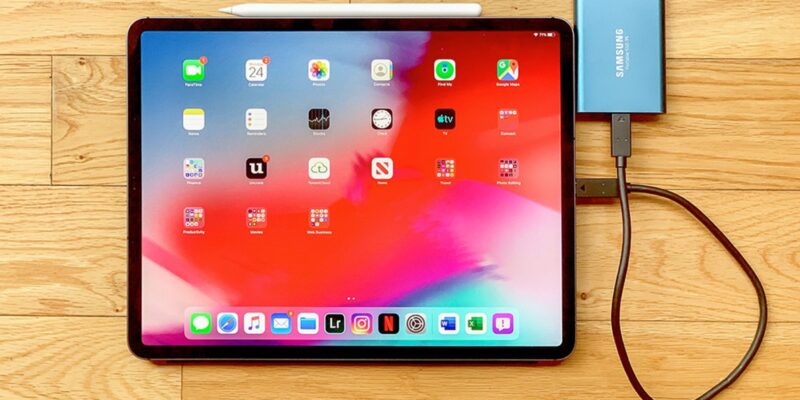 iPad a externí úložiště