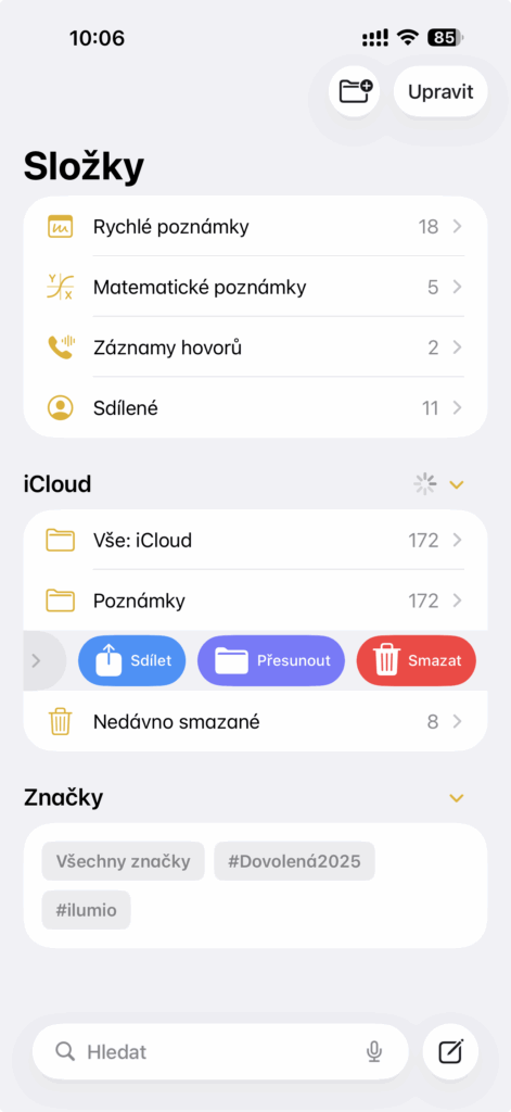 Apple Poznámky